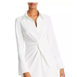 Cinq a Sept White Long Sleeve Dress